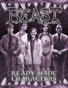 Ready-Made Characters (Beast: the Primordial)