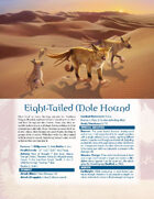 Hundred Devils Night Parade: Eight Tailed Mole Hound and Mahicara, the Volcanic Earthwalker