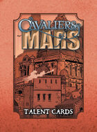 Cavaliers of Mars Talent and Path Cards