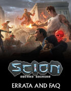 Scion Second Edition Errata and FAQ