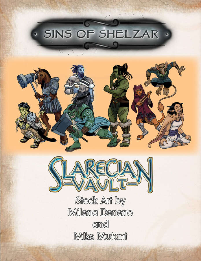 An image depicting several characters from the Sins of Shelzar actual play