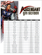 Ascendant Gamemaster Screen