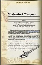 Mechanized Weapons