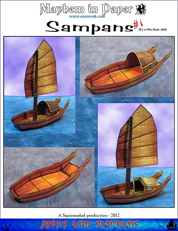 Sampans #1 - Mayhem in Paper | Junks and Sampans | Junks and Sampans ...