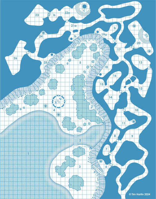 Old School Blue Map #141 - Paratime Design | Dungeon Maps | DriveThruRPG