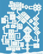 Old School Blue Map #171