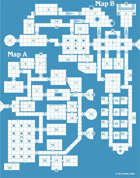 Old School Blue Map #175