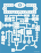 Old School Blue Map #222