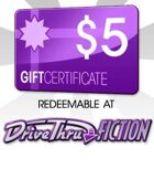 DriveThruFiction $5 Gift Certificate/Account Deposit
