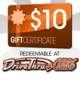 DriveThruCards $10 Gift Certificate/Account Deposit