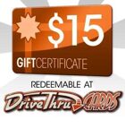 DriveThruCards $15 Gift Certificate/Account Deposit