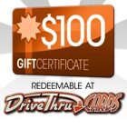 DriveThruCards $100 Gift Certificate/Account Deposit