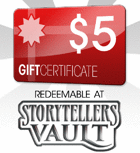 Storytellers Vault $5 Gift Certificate/Account Deposit