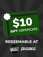 Storytellers Vault $10 Gift Certificate/Account Deposit