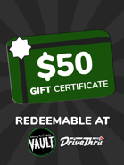Storytellers Vault $50 Gift Certificate/Account Deposit