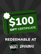 Storytellers Vault $100 Gift Certificate/Account Deposit