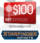 Starfinder Infinite $100 Gift Certificate/Account Deposit