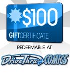 DriveThruComics $100 Gift Certificate/Account Deposit