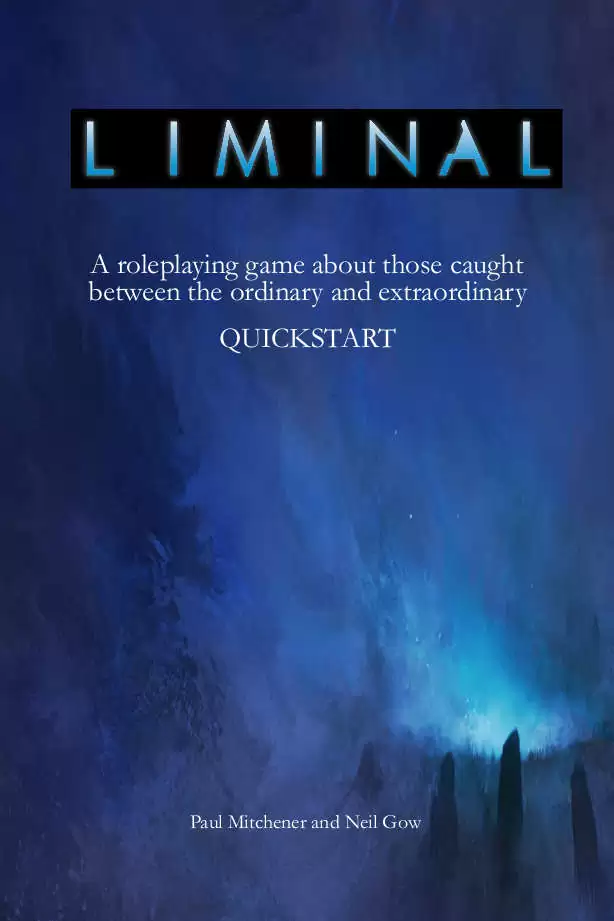 Liminal Quickstart - Modiphius | Liminal | Hottest Sellers