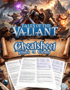 Cheatsheet para Tales of the Valiant
