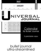 Universal Journal BuJo Calendar