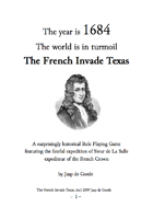 The French Invade Texas RPG