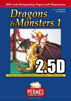 Dragons & Monsters Set 1 - 2.5D Dragon