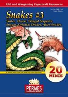 Fantasy and Sci-Fi Creatures:  Snakes Set #3