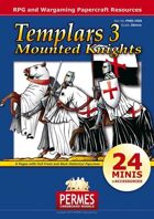 Medieval Knights - Templars Set 3 - Mounted Knights