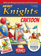 Hero Cartoon Knights and Dragons