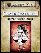 Adventures Under the Laughing Moon Pre-Rolled Character Sheet-Female Gypsy Pick Pocket