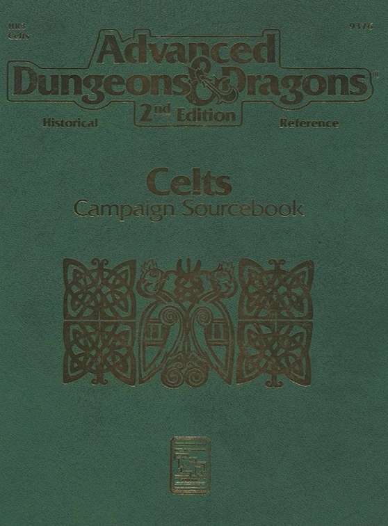 Advanced Dungeons & Dragons 2nd Edition popular Celts Campaign Sourcebook