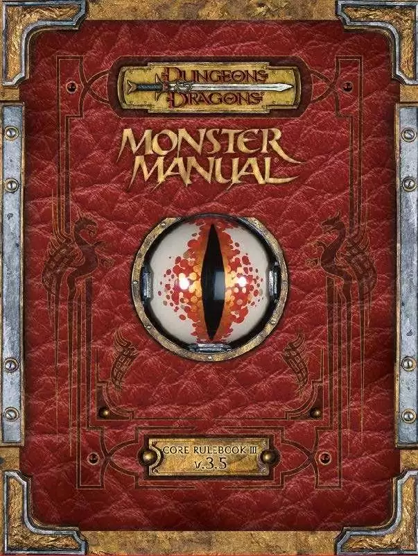 Dungeons and Dragons Monster Manual store Core Rulebook 3 (2000 Hardback)