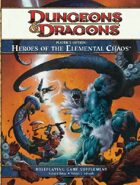 Player's Option: Heroes of the Elemental Chaos (4e)