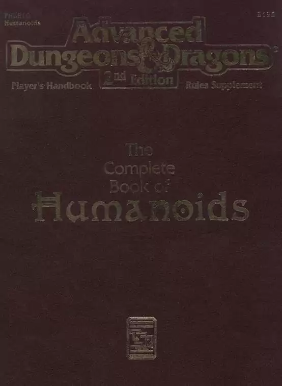 PHBR10 The Complete Book of Humanoids (2e) - Wizards of the Coast 
