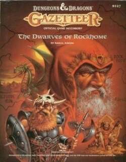 NEW安い英語版D&D GAZ6 The Dwarves of Rockhome Dungeons & Dragons ダンジョンズ＆ドラゴンズ TRPG