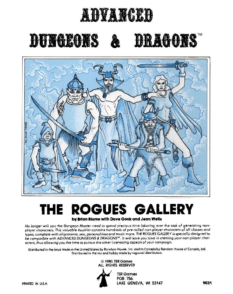 The Rogues Gallery (1e)