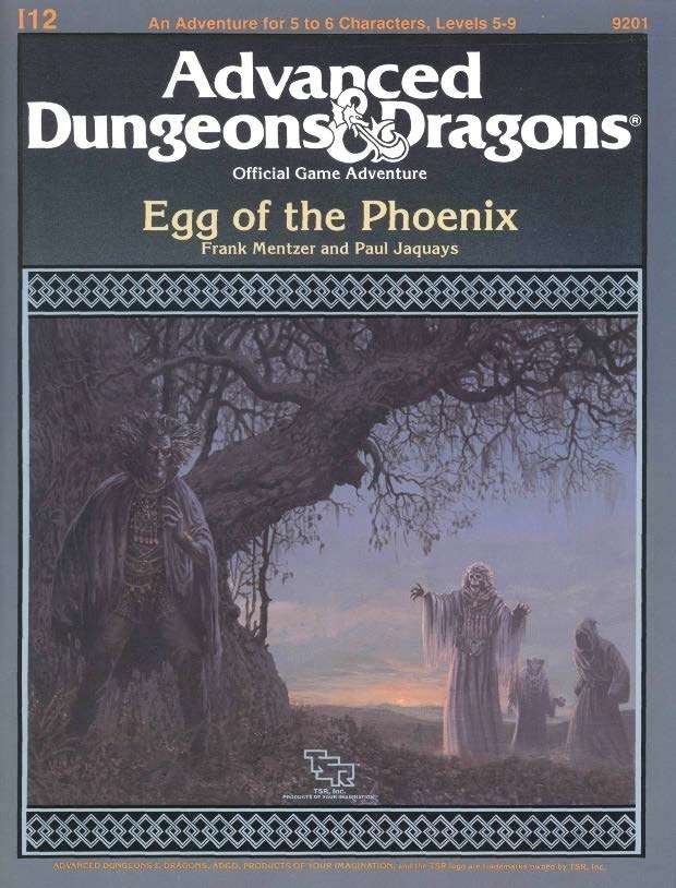 AD&D on sale Egg of the Phoenix Module I12