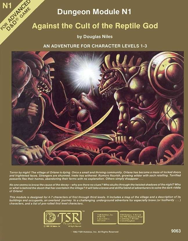 N1 Against the Cult of the Reptile God (1e)