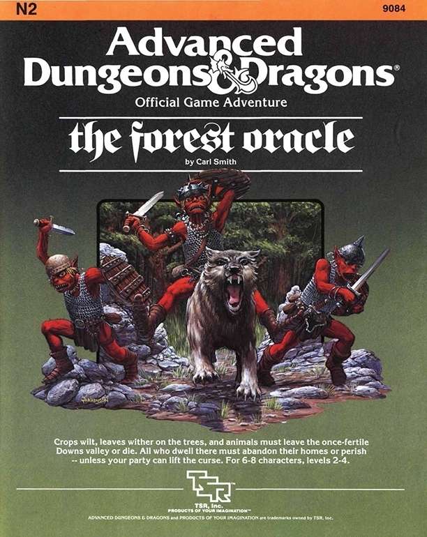 N2 The Forest Oracle (1e) - Wizards of the Coast | AD&D 1st