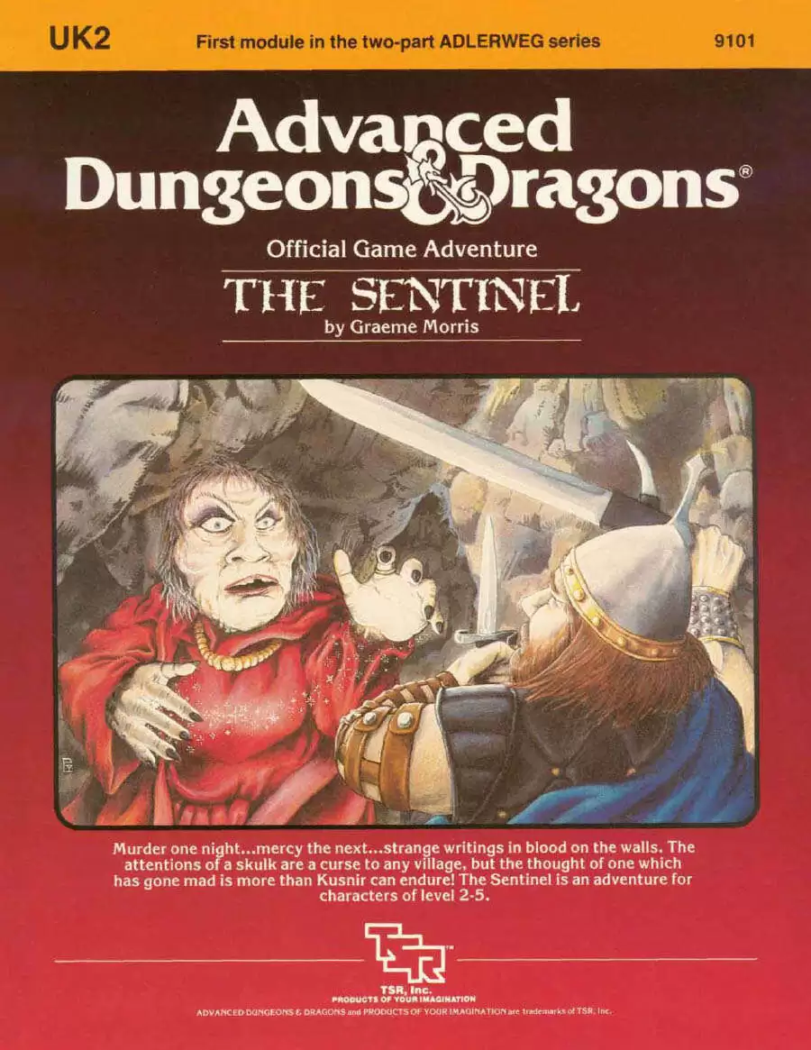 UK2 The Sentinel (1e) - Wizards of the Coast | AD&D 1st Ed