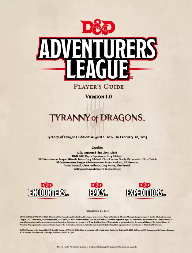 DDEX1 Tyranny of Dragons Complete Bundle [BUNDLE] - Wizards of the