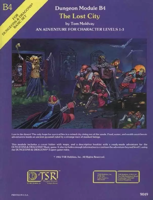 B4 The Lost City (Basic) - Wizards of the Coast | D&D Basic  