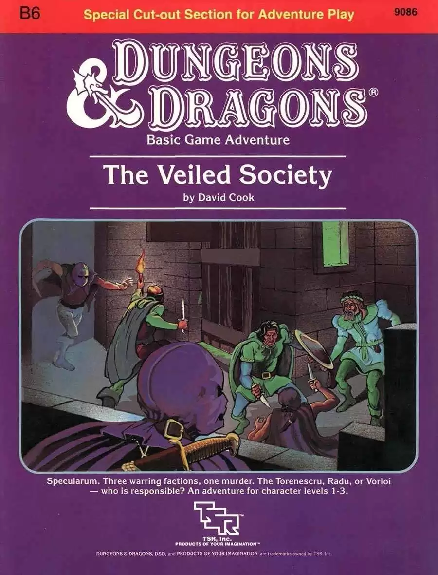 B6 The Veiled Society (Basic) - Wizards of the Coast | D&D Basic