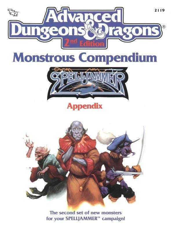 MC9 Monstrous Compendium Spelljammer Appendix II (2e) - Wizards of