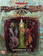 Monstrous Compendium Planescape Appendix III