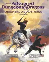 Oriental Adventures popular Dungeons Dragons Supplement Wyatt James Wizards of Coast