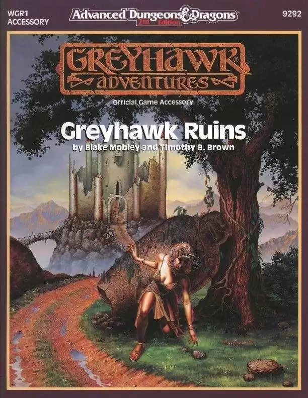 Greyhawk Ruins WGR1 9292 Advanced Dungeons And hotsell Dragons