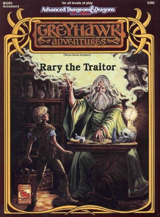 WGR3 Rary the Traitor (2e) - Wizards of the Coast | AD&D 2nd Ed 