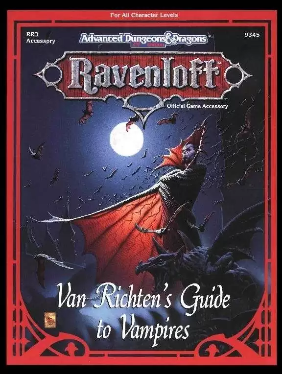 Ravenloft 2nd edition of Van Richtens guide to purchases Werebeastst